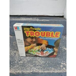 1986 Milton Bradley Trouble Board Game New Sealed Read